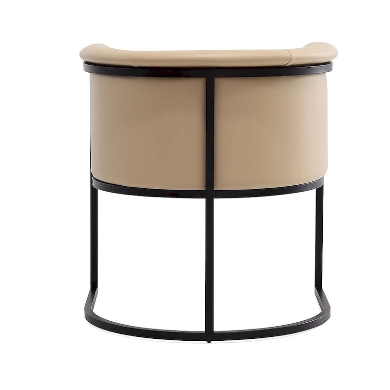 Faux Leather Dining Chairs Set of 2 - Pebble/White/Saddle/Tan/Black