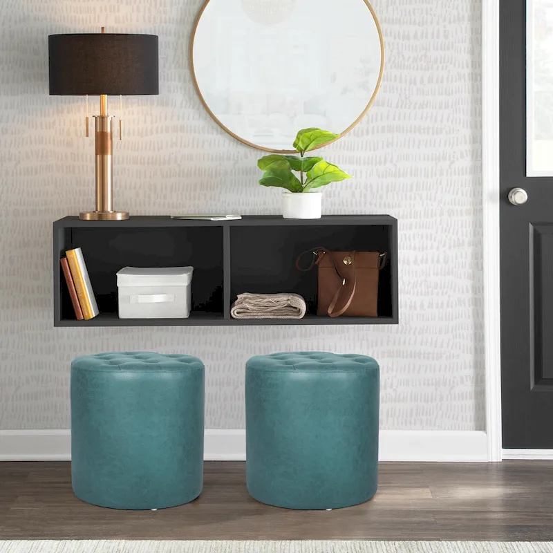 Adeco Upholstered Ottoman
