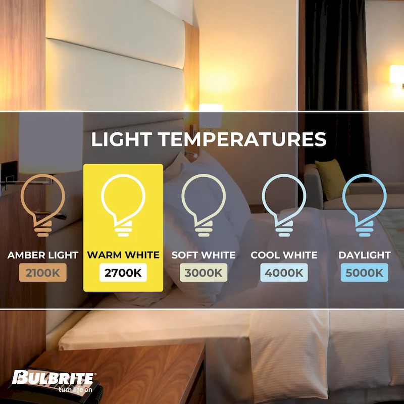 Bulbrite Pack of (4) 100 Watt Dimmable Half Chrome G40 Incandescent Light Bulbs with Medium (E26) Base, 2700K Warm White Light