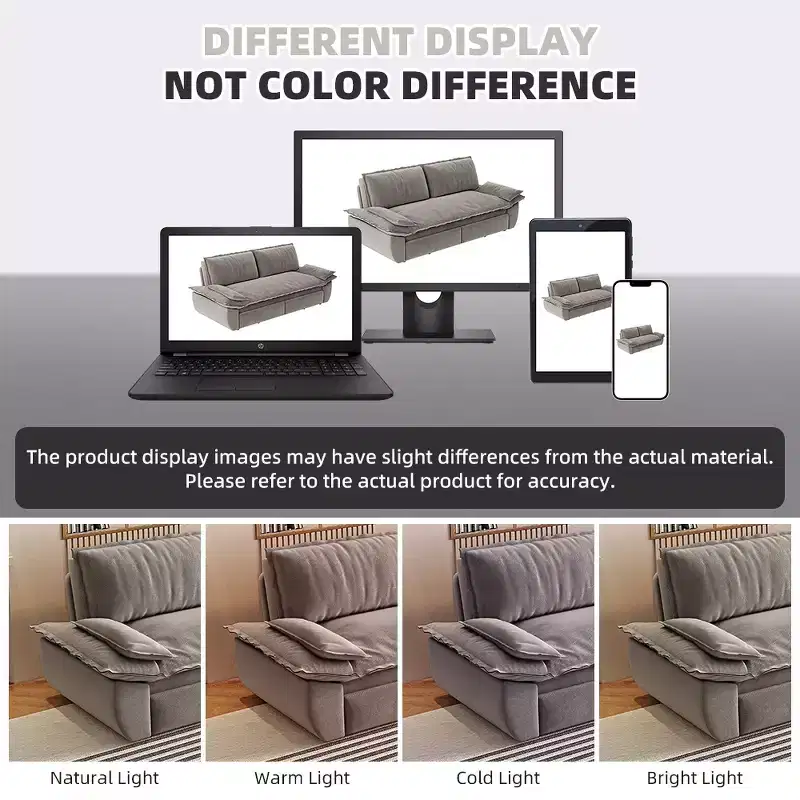 Whisen 3-in-1 Queen Velvet Sleeper Pull Out Sofa Bed, Convertible Loveseat Sofa Couch