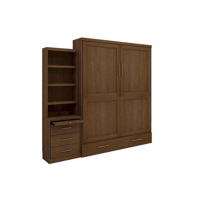 Brentwood Queen Murphy Bed with One Pier