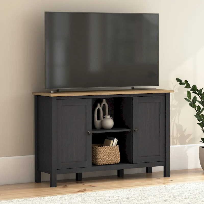 Bush Furniture Mayfield 48W Tall TV Stand Media Console.
