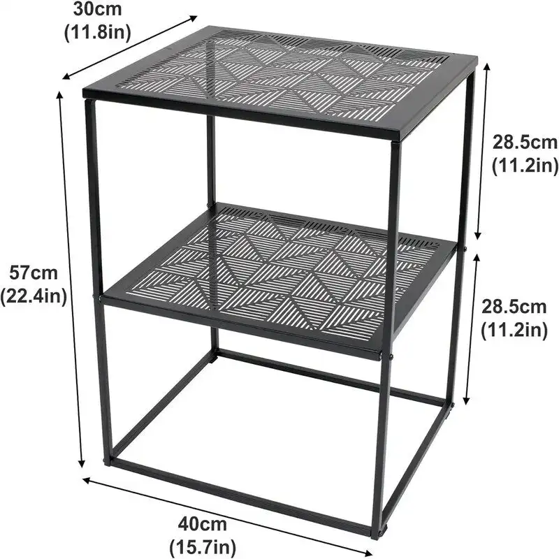 Standing Metal Shelf - 11.8D x 15.8W x 22.1H