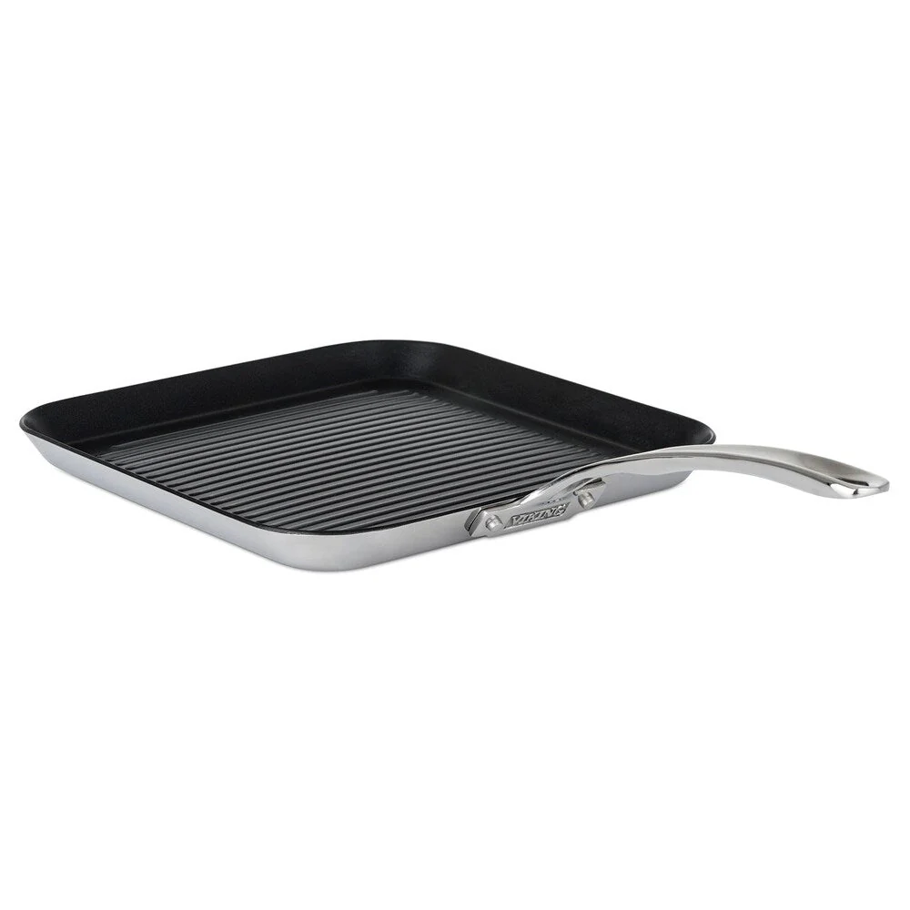 Viking Contemporary 11 Quantanium Nonstick Grill Pan, Mirror Finish