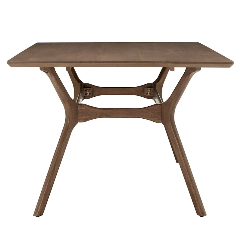 Nadine Mid-Century Dark Walnut Finish Rectangular Dining Table by iNSPIRE Q Modern