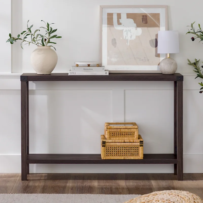 Middlebrook 46-inch X-frame Farmhouse Entry Table