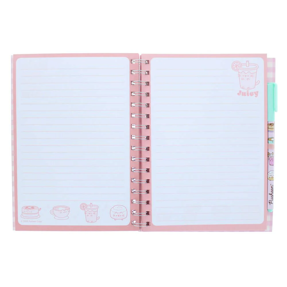 Pusheen  Breakfast Club A5 Notebook + Pen & Sticky Notes Set