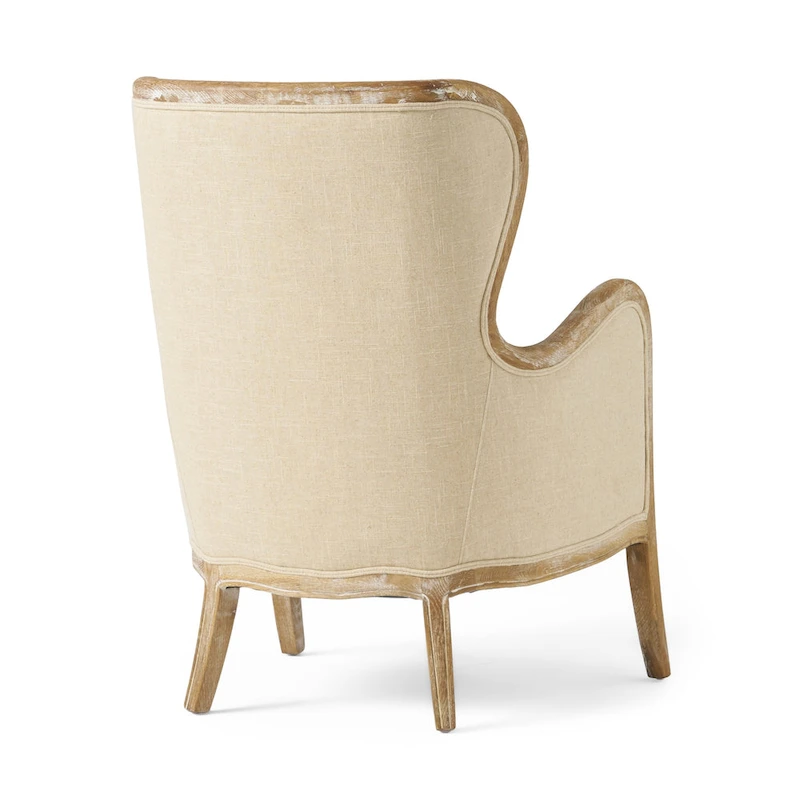 Crenshaw Fabric Wing Chair by Christopher Knight Home