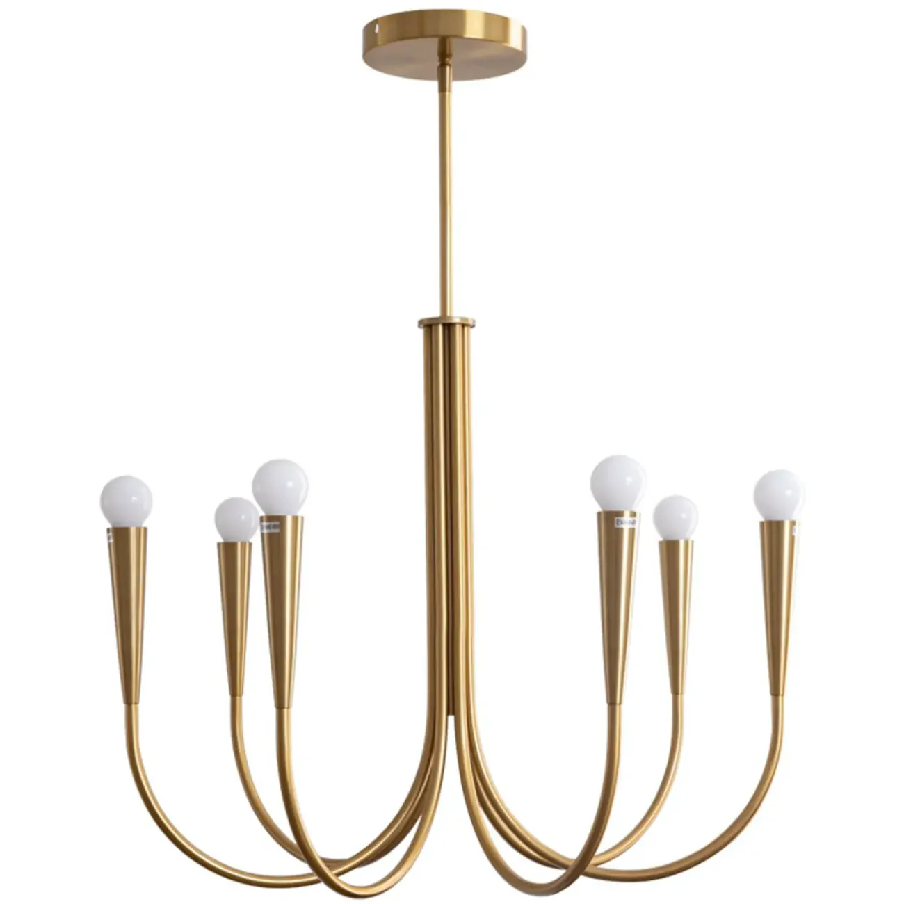 Mid-Century Branch Ceiling Chandelier with Adjustable Height