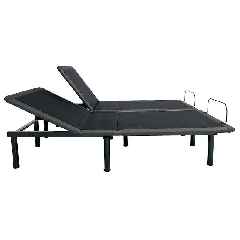 Bridgevine Home Quick Assembly Adjustable Bedframe with Voice Activated Controls