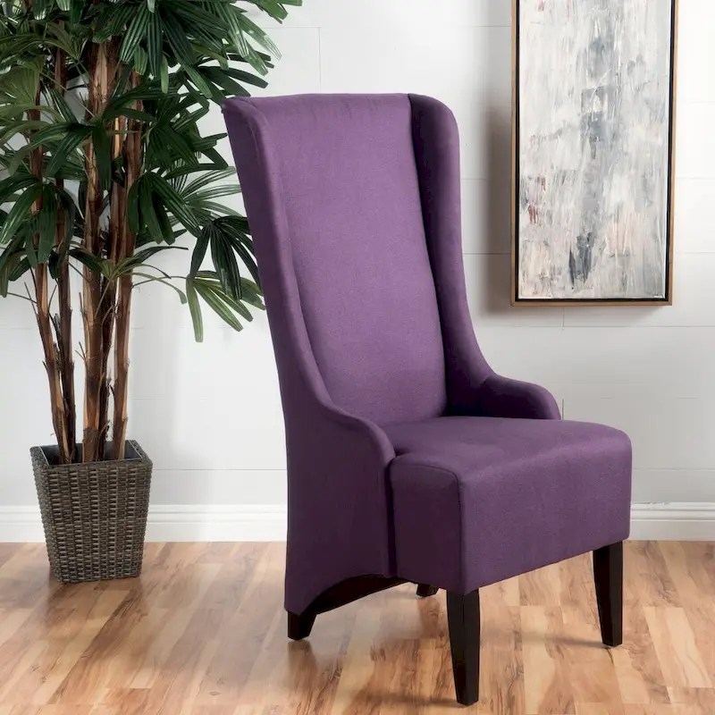 Callie High-back Fabric Dining Chair by  - 23.25 L x 28.75 W x 46.25 H