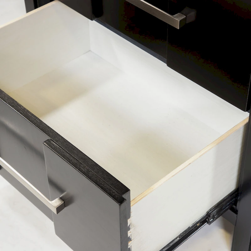 Tass Transitional Solid Wood 2-Drawer Nightstand by Furniture of America