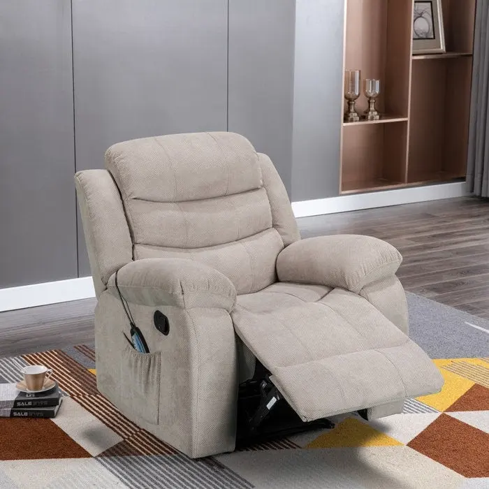 Soft Recliner Chair with Massage and Heat Function