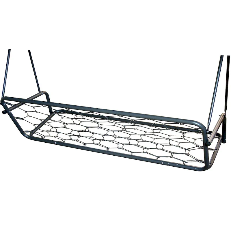 SUNJOY 3 Seat Deluxe Patio Swing Steel Frame, Adjustable Canopy Cushions