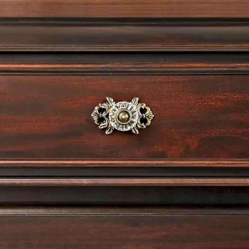 Vame Traditional Walnut Solid Wood 3-Piece Poster Bedroom Set by Furniture of America