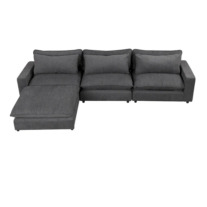 Sectional Sofa Cloud Sofa Chenille Upholstered Sofa