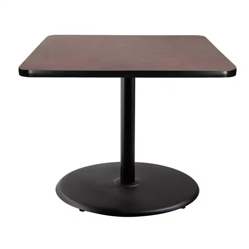 Hampden Furnishings 30" Bennet Collection Square Dining Table Black/Mahogany