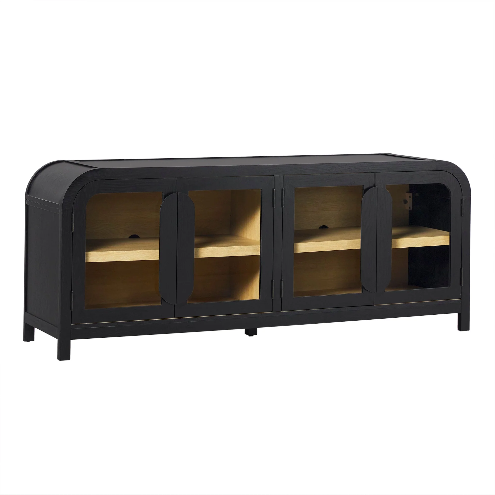 Chantelle Modern Curve Easy Assembly TV?Stand