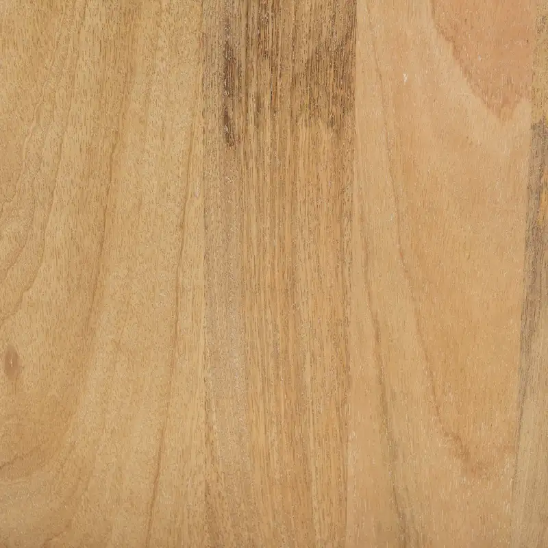 Athelia Light Brown Solid Wood Square Accent Table