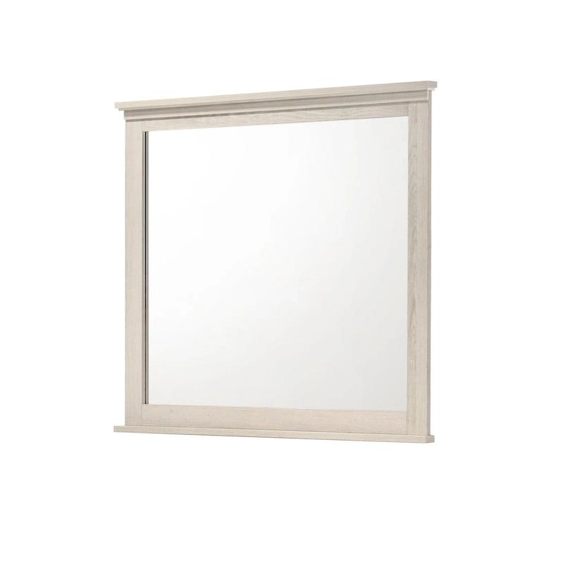 Edyth 5 Piece White LED Panel Bedroom Set