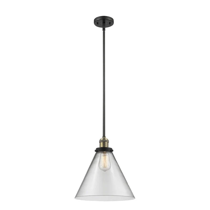 Innovations Lighting X-Large Cone Single Light 12  Wide Pendant with