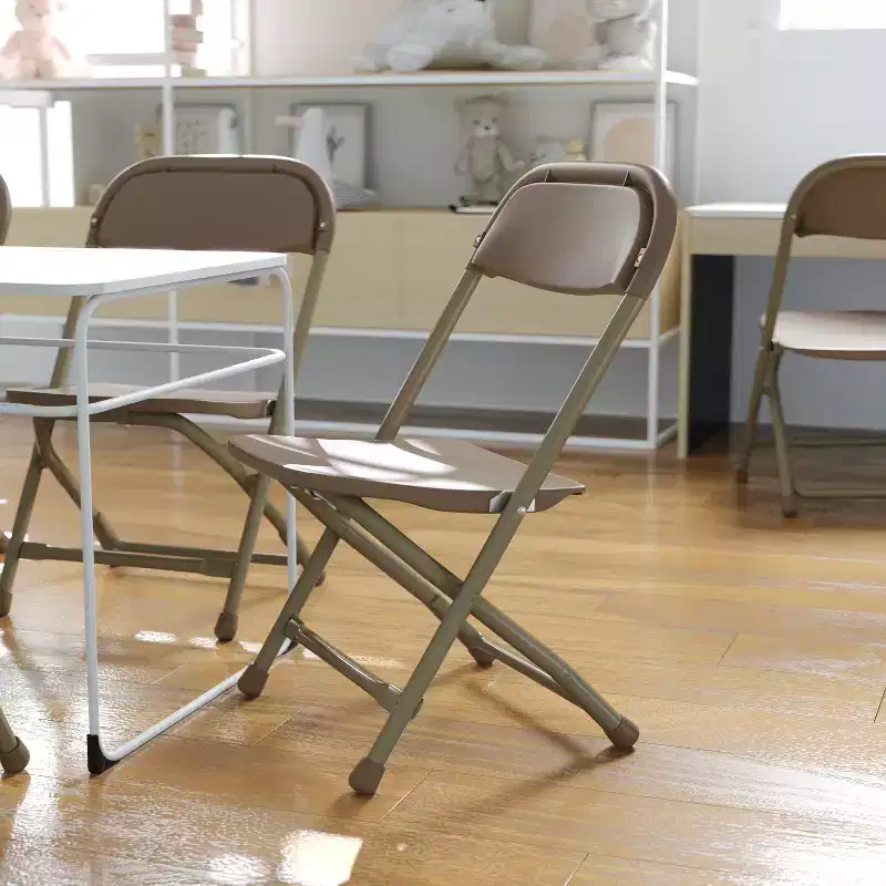 Flash Furniture 10 Pack Kids Plastic Folding Chair
