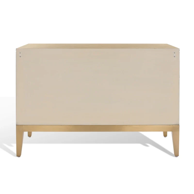 Brass Covered Sideboard - Handmade Recycled Wood