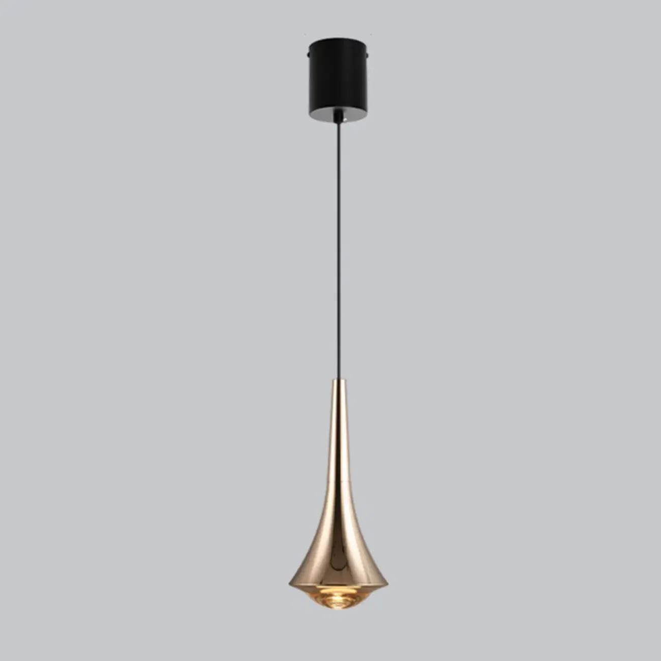 Bedside Metal Pendant Light with Third Gear Dimming