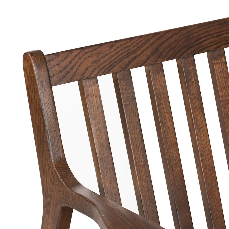 Poly & Bark Verity Leather Lounge Chair - Full Grain Genuine Italian Leather