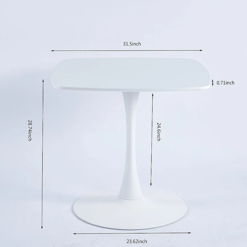 42.1\31.49 Mid-century Pedestal Leisure Coffee Table