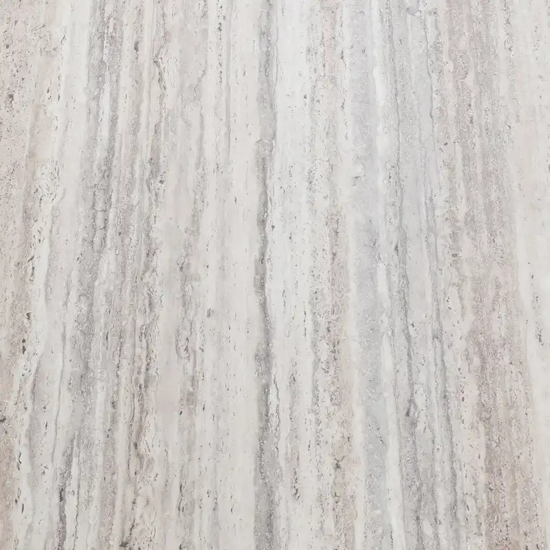 Ollie 82 Travertine Laminate Dining Table in Brown by Kosas Home