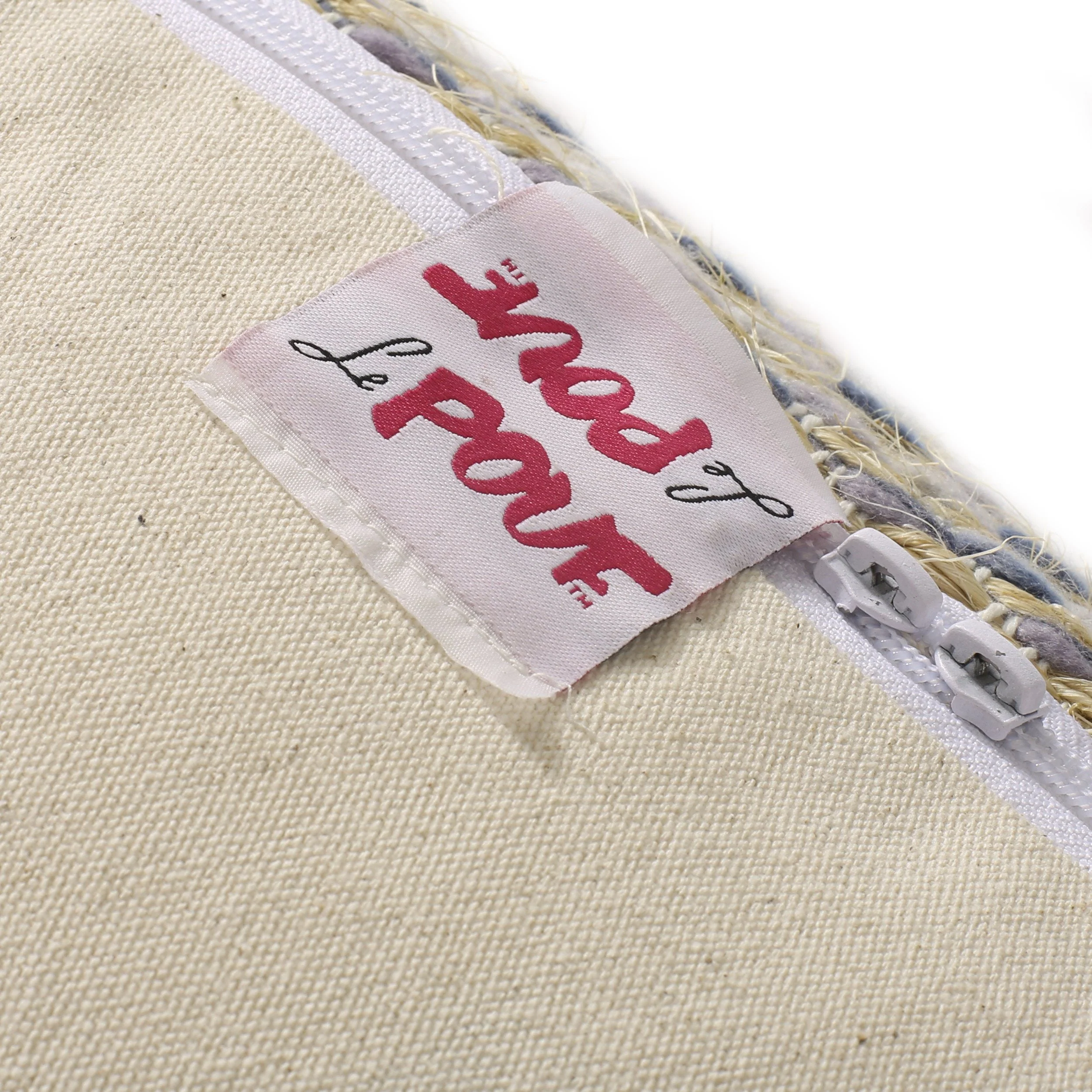 Boho Handcrafted Fabric Cube Pouf - NH263513