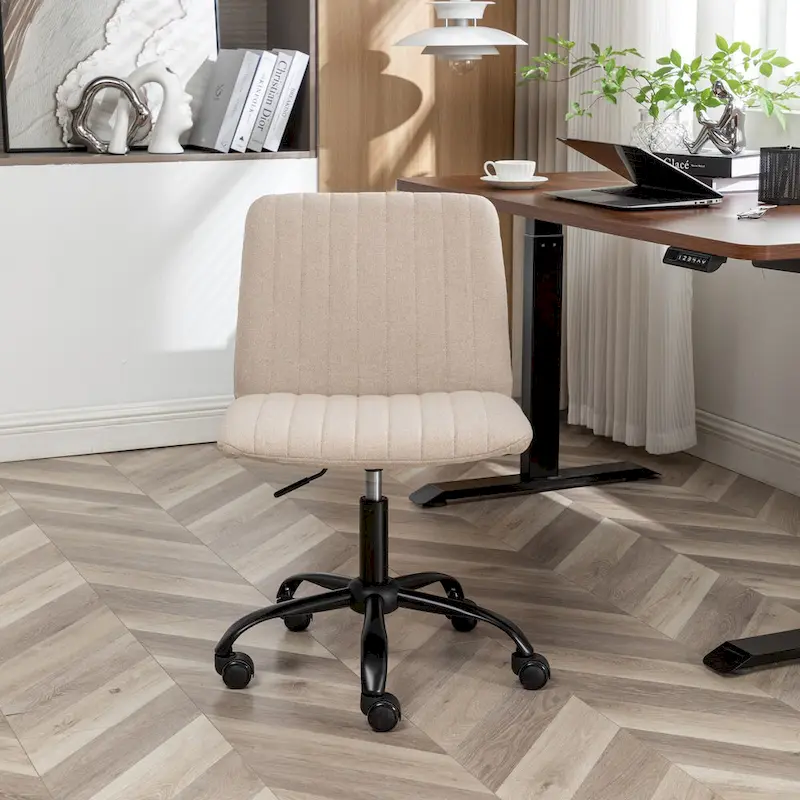 Roundhill Furniture Masar Fabric Swivel Office Chair