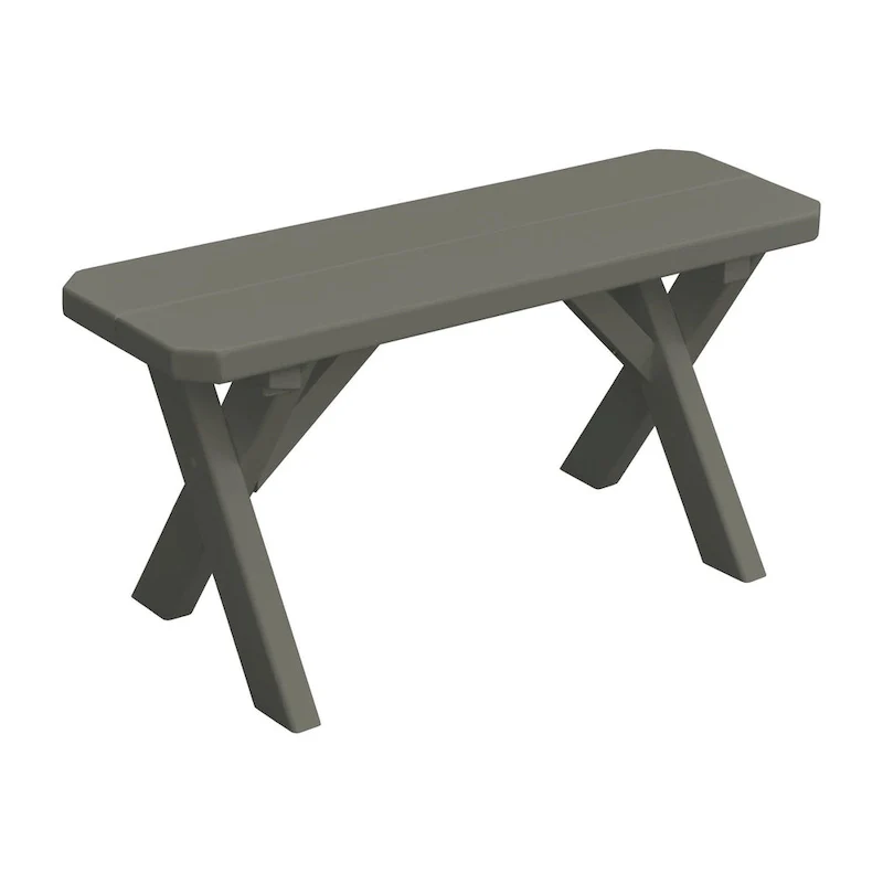 Pine 3' Crossleg Bench