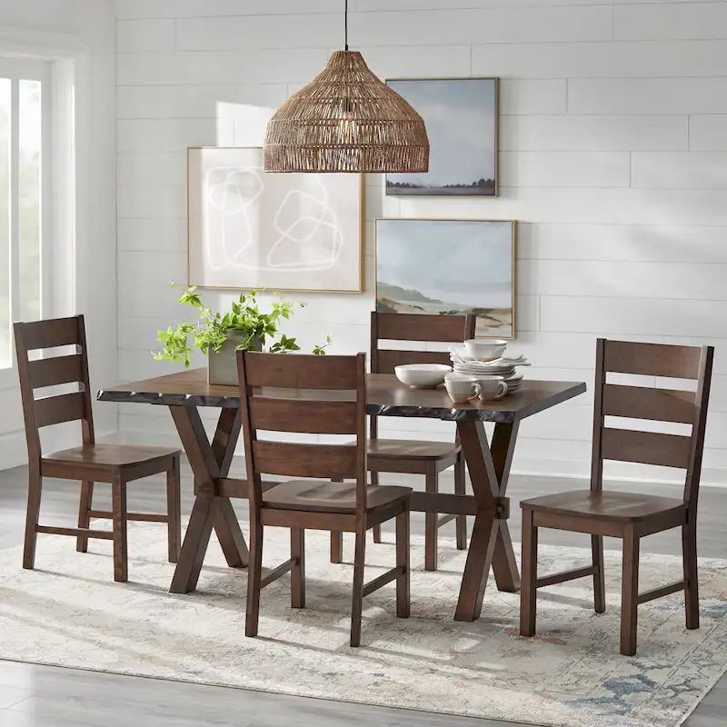 Simple Living Mandeville Solid Wood Dining Chairs (Set of 2)