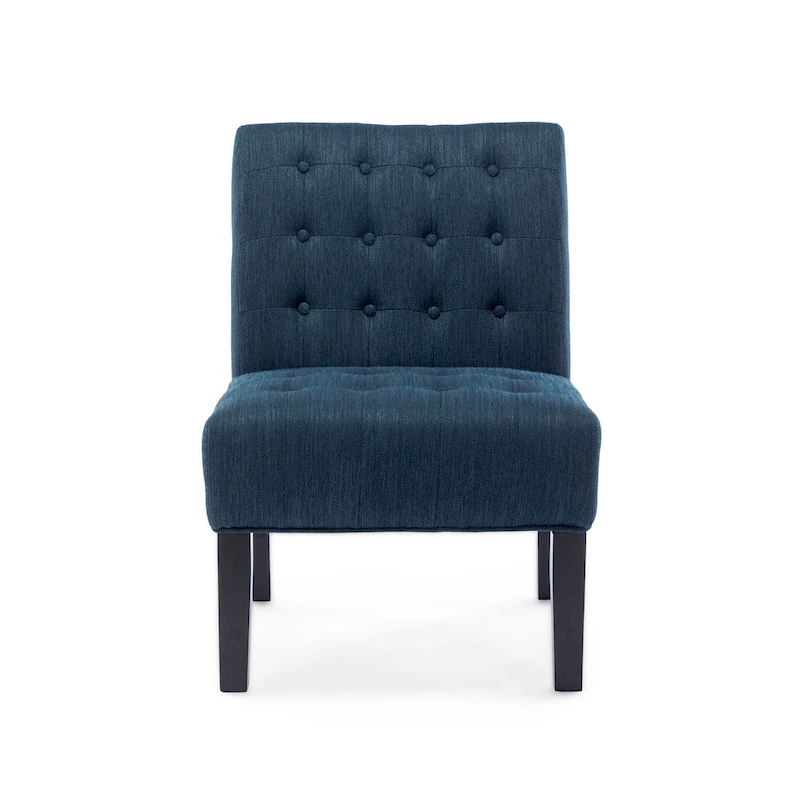 Lewis Fabric Tufted Accent Chair by Christopher Knight Home