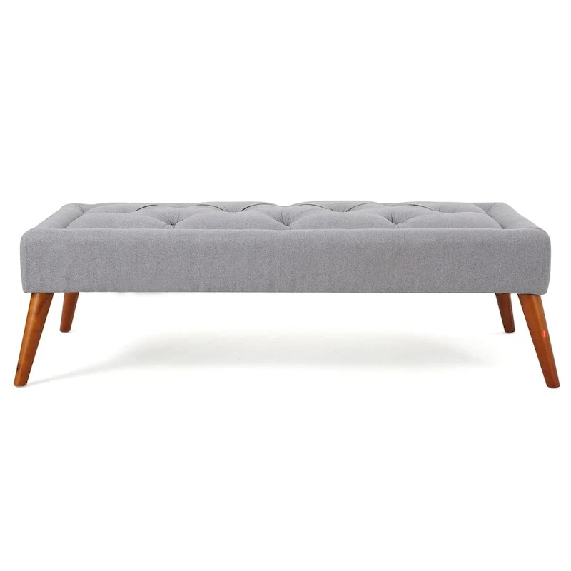 Williams Tufted Fabric Ottoman Bench by Christopher Knight Home
