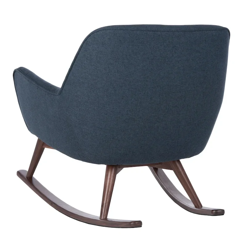 SAFAVIEH Couture Breeda Mid-Century Rocking Chair - 32Wx37Dx32H