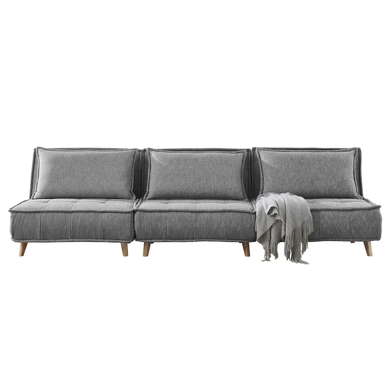 Modern Modular Convertible Sofa Chair