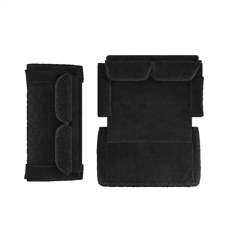 Whisen 3-in-1 Queen Velvet Sleeper Pull Out Sofa Bed, Convertible Loveseat Sofa Couch