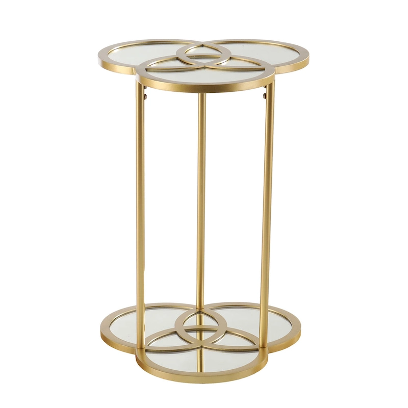 SEI Furniture Shelton Geometric Accent Table
