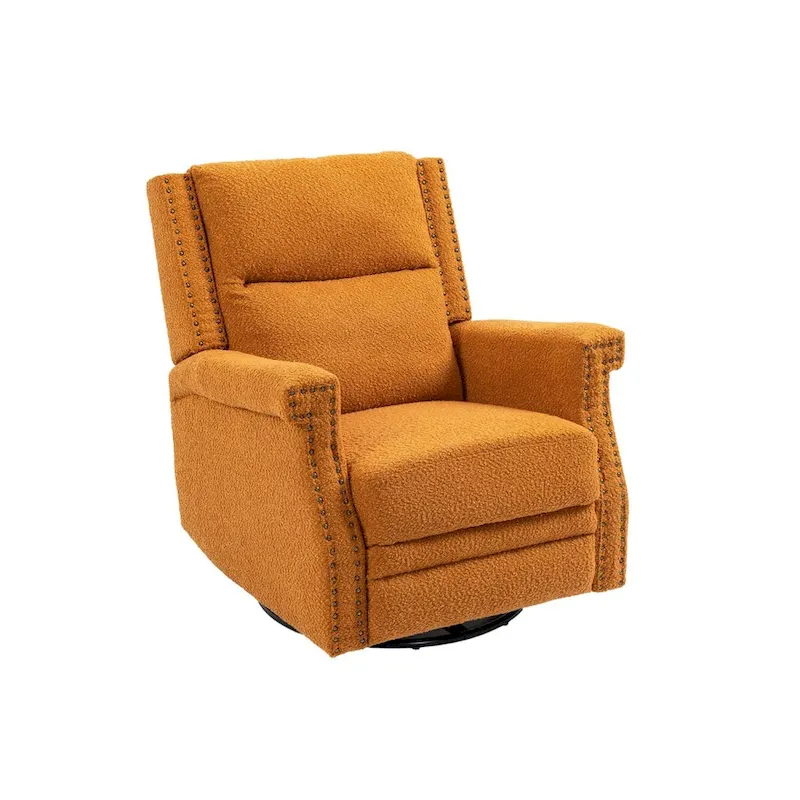 Swivel Manual Recliner Chair 360 Degree Leisure Arm Chair, Nursery Rocking Chairs