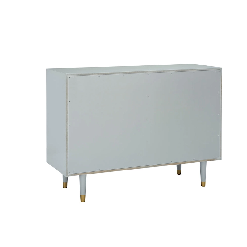 Bea Geometric Textured Glam 6-drawer Dresser