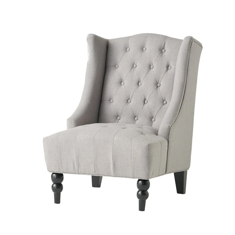 Christopher Knight Home Toddman Tufted High-Back Club Chair - 27.25  L x 33.75  W x 38.50  H