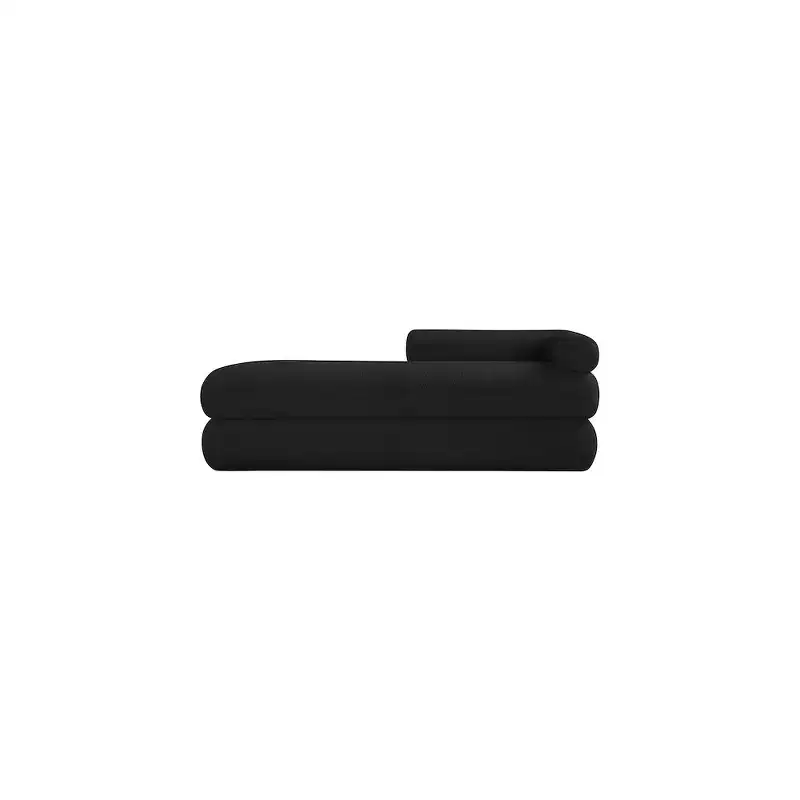 Meridian Furniture,Kennedy Faux Shearling Teddy Fabric Bench