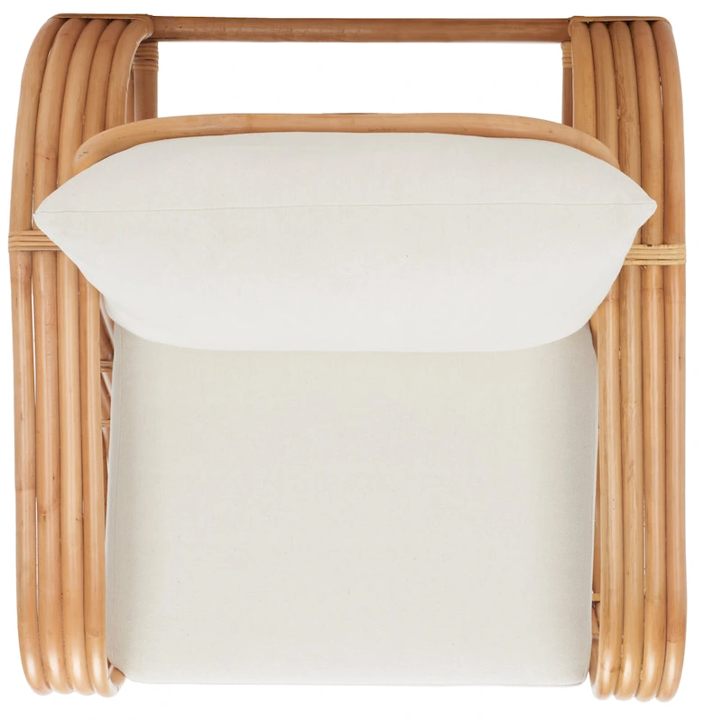 SAFAVIEH Alvena Accent Chair with Cushion - 30 W x 33 D x 29 H - 30Wx33Dx29H