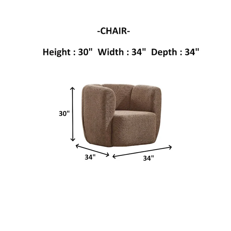 Relaxio 4 Pieces Living Room Sets 2 Sofa 2 Chair