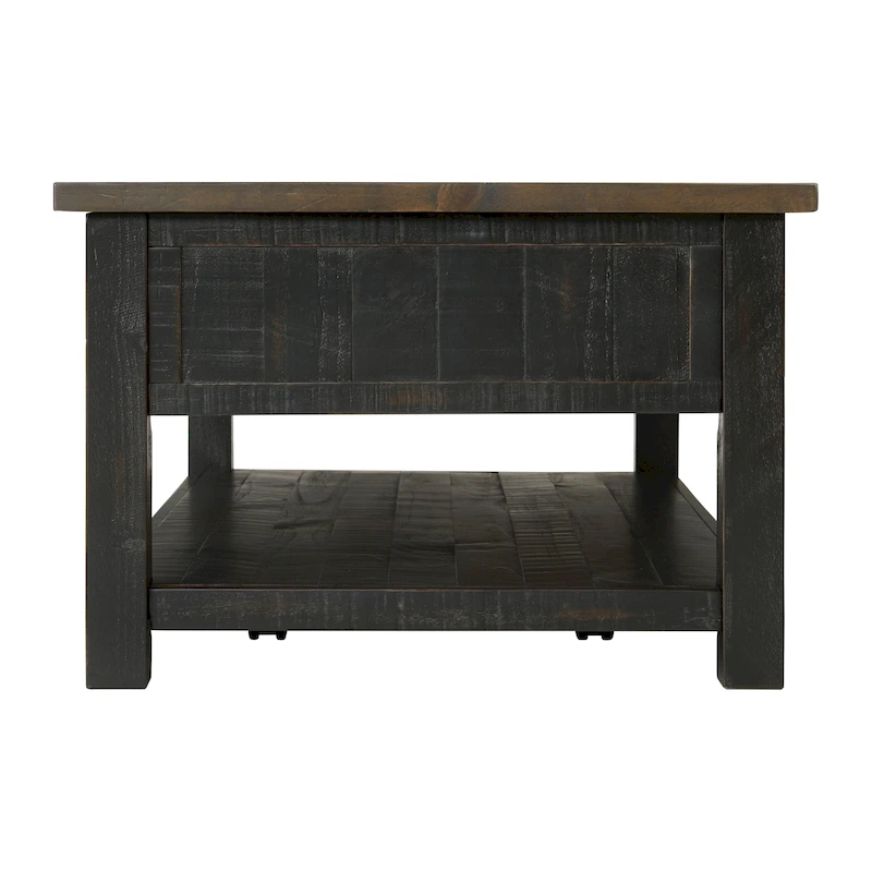 The Gray Barn Downington Solid Wood 2-Drawer Coffee Table