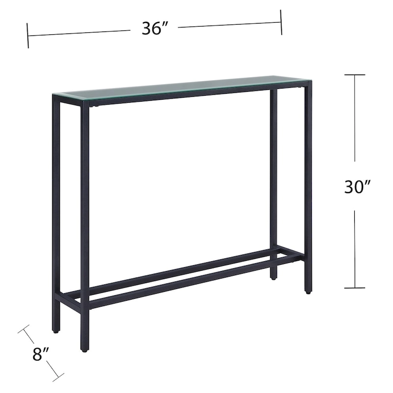SEI Furniture Ham Narrow Console Table