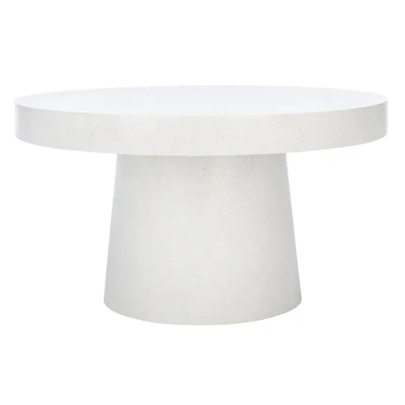 SAFAVIEH Berenice Paper Mache Round Coffee Table - 31.6 W x 31.6 L x 17.8 H - 32Wx32Dx18H